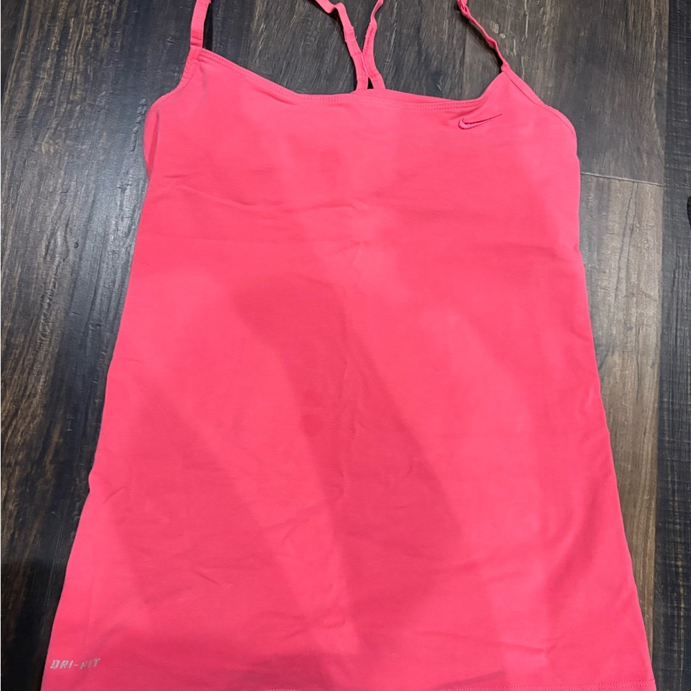 Nike Pink Fitted Camisole Top